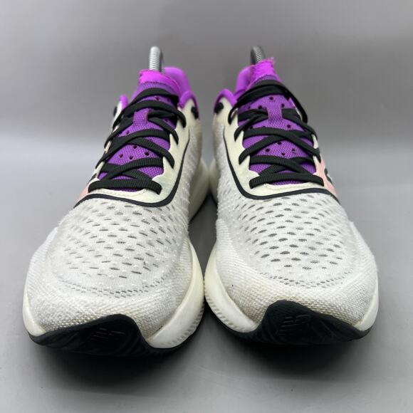 New Balance FuelCell Rebel v3 Shoes Women Size 9.5 White Purple Running Sneakers - Picture 2 of 10